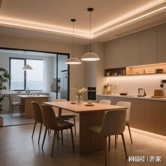 现代简约餐厅温馨到犯规！开元棋牌网站哇塞 这家的(图3)