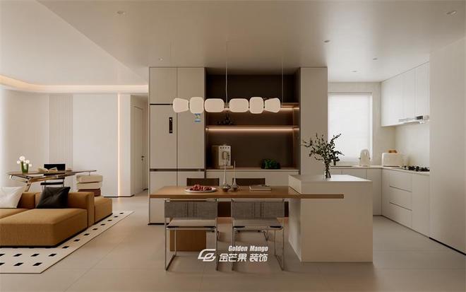 代简约风格 干净纯粹清爽利落。ky开元棋牌壹号峯景104㎡现(图8)