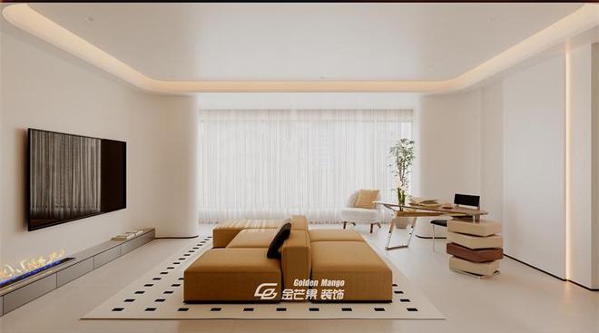 代简约风格 干净纯粹清爽利落。ky开元棋牌壹号峯景104㎡现(图4)